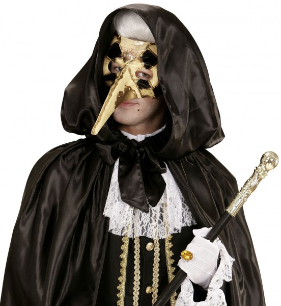 Venezianische Raben Maske Gold 2