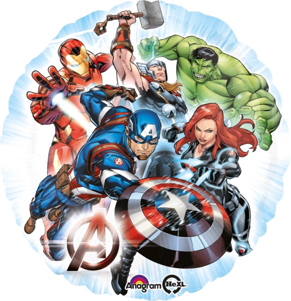 Équipage de super-héros Avengers ballon en aluminium autour