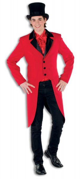 Showman Premium Men's Tailcoat Red