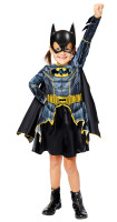 Disfraz de batgirl para niña reciclado