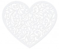 Preview: 10 Loving Hearts decorative hearts 12 x 10cm