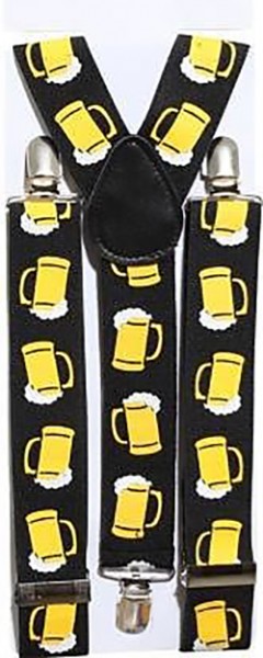 Oktoberfest beer glass suspenders