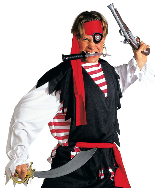 2-delt pirat kostume sæt