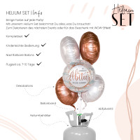 Vorschau: Abitur Glückwunsch Ballonbouquet-Set mit Heliumbehälter