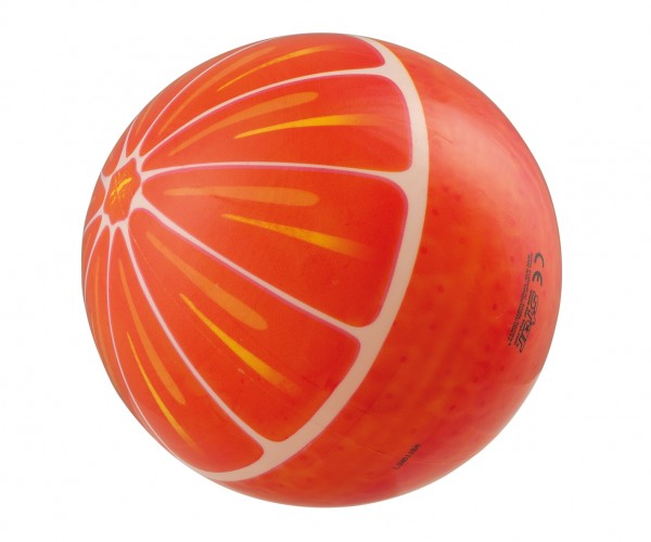 Pomarańczowa plastikowa kula 23 cm