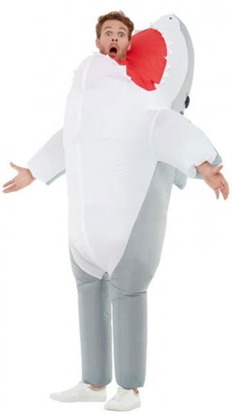 Inflatable basking shark costume 2