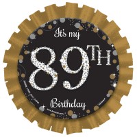 Golden Age Birthday Button 7,6cm