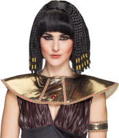 Ægypten dronning ædel paryk med fletninger