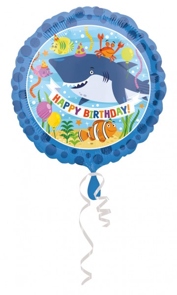 Folienballon Hai Sharkys Geburtstagsfeier