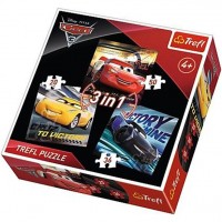 Preview: Disney Cars Puzzle Set 3 in 1
