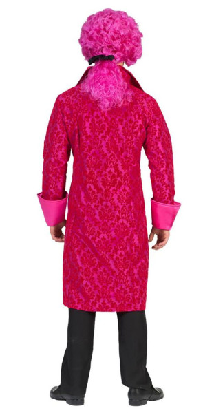 Disfraz de barroco rosa para hombre