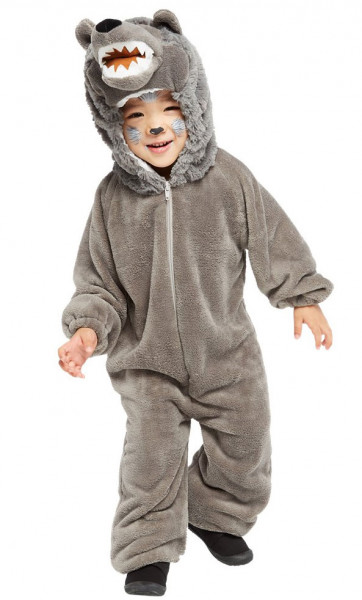 Lille dårlig ulv barn kostume