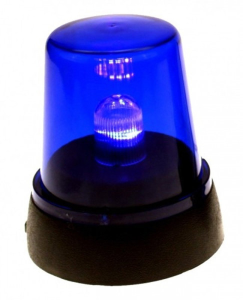 Zabawne niebieskie światła policyjne LED