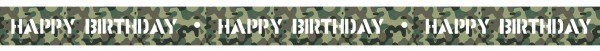 Cinta de barrera de cumpleaños militar 10m