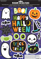 Happy Halloween window stickers