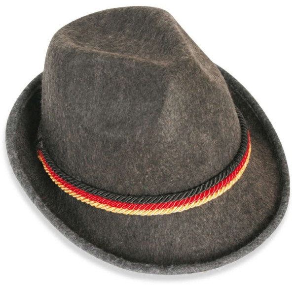 Tiroler Hut mit Deutschland Kordel