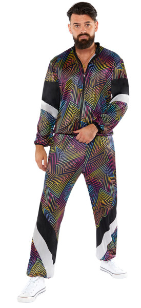 Retro Rainbow Trainingsanzug für Herren