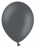 Preview: 100 party star balloons anthracite 30cm