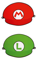 Super Mario Brothers party hats