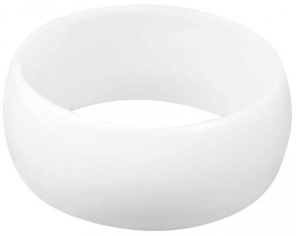 Bracelet rétro disco blanc 2