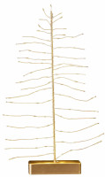 Aperçu: Sapin de Noël LED doré 30cm