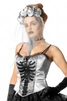 Sexy skeleton corsage for women