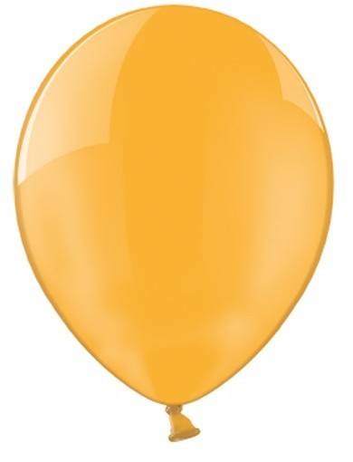 100 balloons crystal orange 25cm