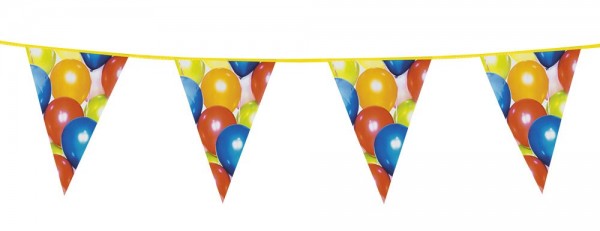 Colorful balloon party pennant chain 600cm