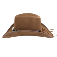 Oversigt: Western hat til voksne brun