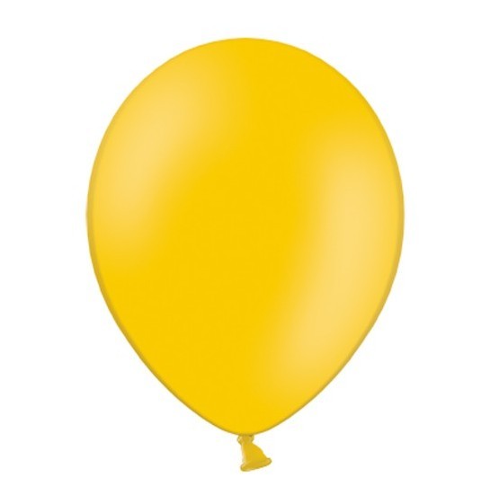 100 sun yellow latex balloons 26cm