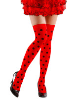 Ladybug overknee stockings 70 DEN