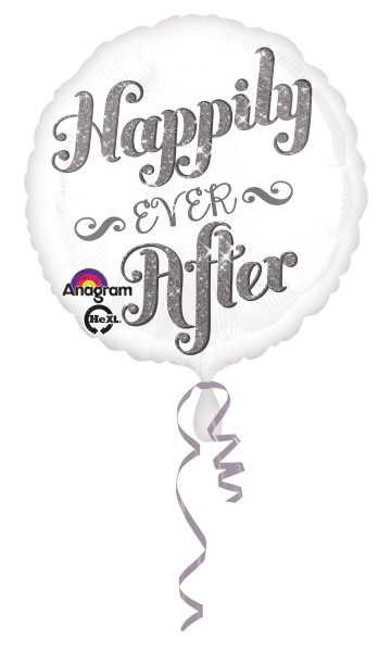 Happily Ever After Folienballon rund