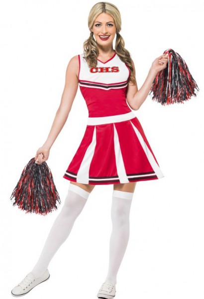 Charlie cheerleader ladies costume