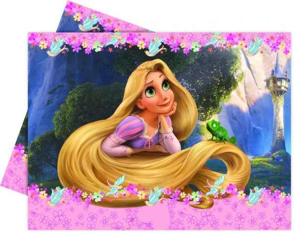 Rapunzel Adventure Children's Birthday Tablecloth 120x180cm