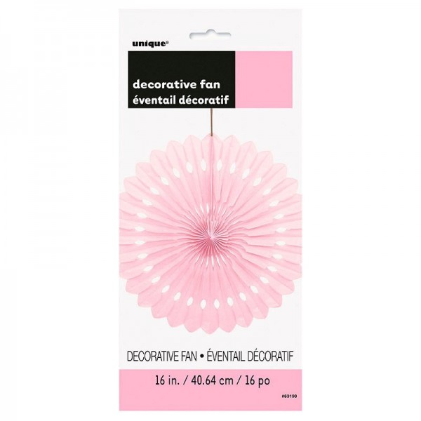 Decorative fan flower pink 40cm 2