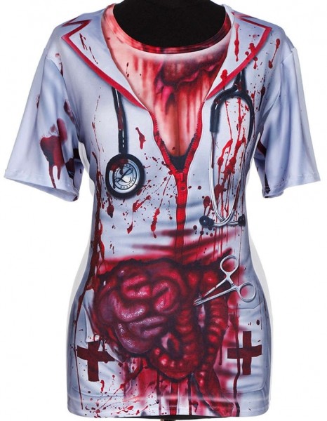Zombie Krankenschwester Damen T-Shirt