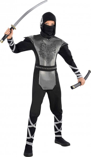 Black Lion Ninja Child Costume