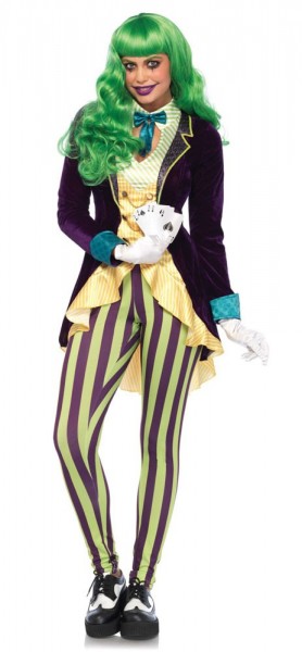 Costume de femme colorée Misses Joker