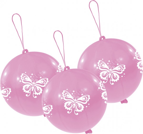 3er-Set Punchballs Beautiful Butterfly