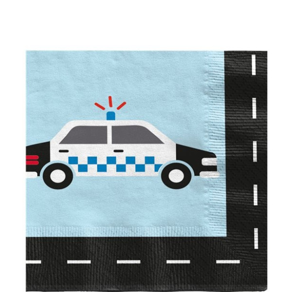 20 On the Road paper napkins 33cm