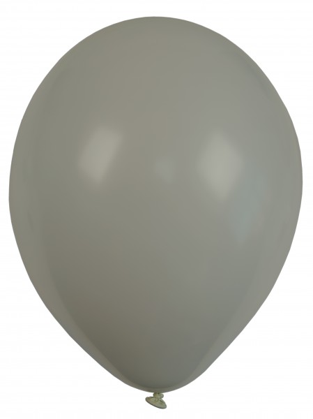 Set van 10 luchtballonnen fashion grijs 27,5 cm
