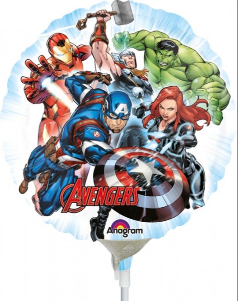 Stabballon Avengers Superhelden Crew rund 2