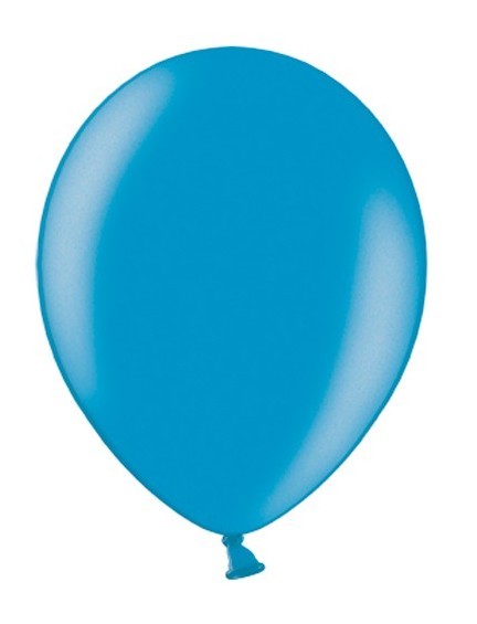 100 himmelblå balloner 25cm
