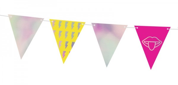 DIY Electric Party Pennant Chain 1.8m 2