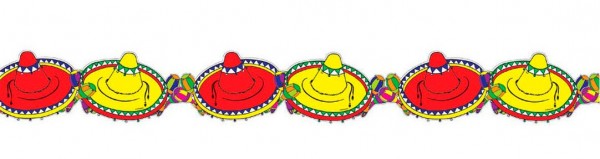 Mexico sombrero garland 300cm