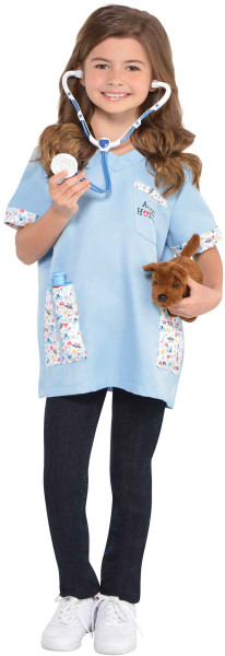 Dr. Disfraz de bello veterinario para niño