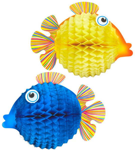 Honeycomb Ball Fish Set 33cm