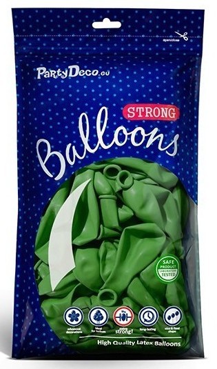 20 Partystar Luftballons apfelgrün 23cm