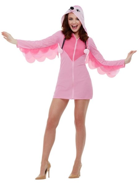 Sexy flamingokostuum voor vrouwen
