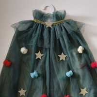 Anteprima: Costume da bambina con albero di Natale magico Deluxe